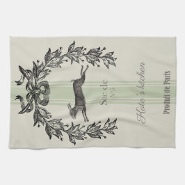 Pano De Prato Lebre francês Vintage