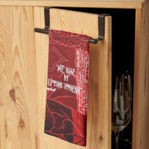 Levantamento de outros remendos vermelhos na toalh