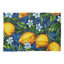 Limão da Costa Amalfitana e Azulejo Azul
