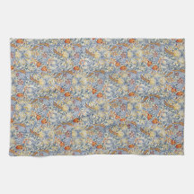 Lírio Dourado Botânico Vitoriano de William Morris