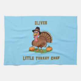 Pano De Prato Little Turkey Chef Towel – Thanksgiving Gift