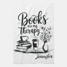 Pano De Prato Livros Personalizados São Minha Terapia Livros
