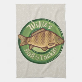 Pano De Prato Loja Personalizada de Peixes e Iscas para Pescador