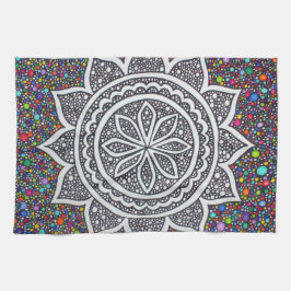 Pano De Prato Mandala Mosaico 2025