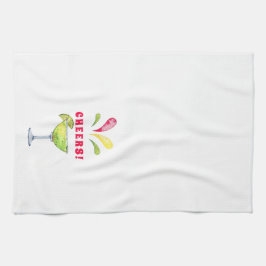 Pano De Prato Margarita de Aquarela Festiva | Saúde