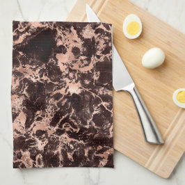 Pano De Prato Mármore Dourado preto e Rosa