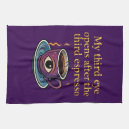 Pano De Prato Modern Mystic Coffee Art My third eye collection