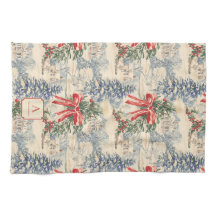 Monograma Aldeia de Inverno Vintage Natal Arco Ver