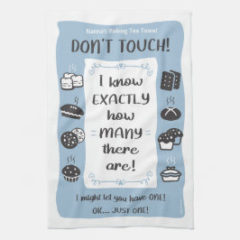 Pano De Prato Nanna, Mãe, presente de Pai (azul)