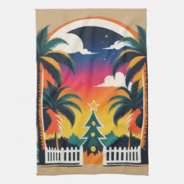 Pano De Prato Natal tropical