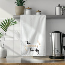 Nome da Família Personalizada Moderna e Sofisticad