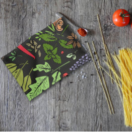 Pano De Prato Nome personalizado do padrão especial preto