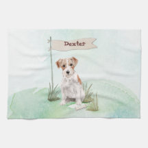 Nome personalizado Wire Haired Jack Russell Pet Do