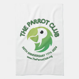 Pano De Prato O Clube de Papagaios 50 anos Kitchen Towel