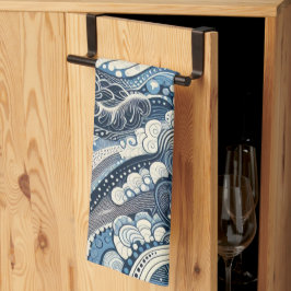 Pano De Prato O Home Studio Indigo Bloom