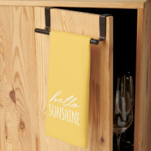 Olá Sunshine Yellow Summer Kitchen Townel