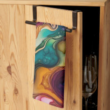 Padrão de Aquarela Surreal Psicodélica