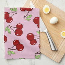 Padrão de Cereja Vermelha Doce