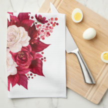 Padrão de Flores em Aquarela Fundo Personalizado