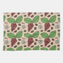 Pano De Prato Padrão de planta Java