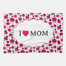 Padrão Gráfico Moderno de Rosa Verde com Bolinhas 