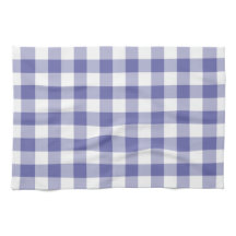 Padrão Xadrez Gingham Azul Periwinkle Moderno