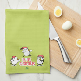 Pano De Prato Paño de Cocina│I Love Christmas