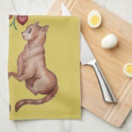 Pano De Prato Paño De Cocina Los amantes de frutillas 