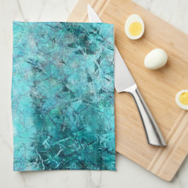 Pano De Prato Papel néon azul amassado