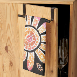 Pano De Prato Pérolas Florais Toalhas de Arte AI