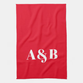 Pano De Prato Personalizar, personalizar o monograma inicial do 