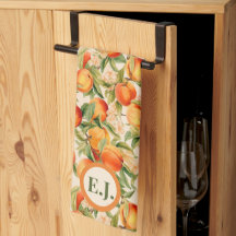 Pêssegos de Verão Monogramados, Tema Pêssego