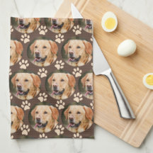 Pet Photo Pattern Dog Brown