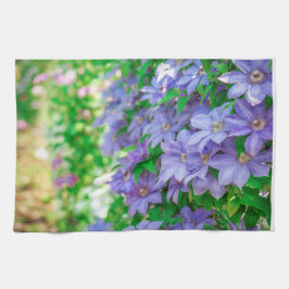 Pano De Prato Purple Clematis flower ランチョンマット