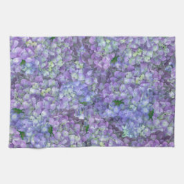 Pano De Prato Purple hydrangea flowers