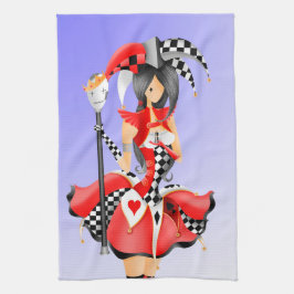 Pano De Prato Quirky Jester & Puppet King