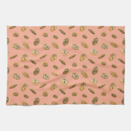 Pano De Prato Realistic Chocolate Chip Cookie Kitchen Towel