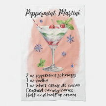 Receita da Bebida de Natal Martini de Peppermint C