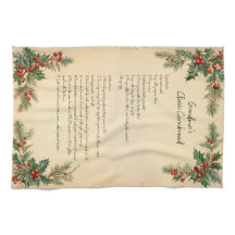 Receita da família de feriados de natais vintages