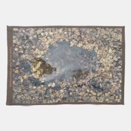 Pano De Prato Reflexão sobre a queda de folhas