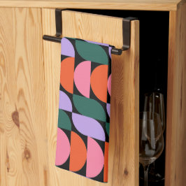 Pano De Prato Retro MCM Geométrico de Meio século Bauhaus