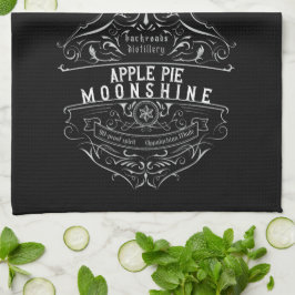 Pano De Prato Rótulo de Moonshine de Appalachia