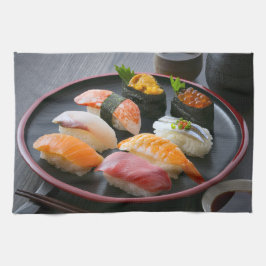 Pano De Prato Round Plate Sushi Art