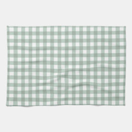 Pano De Prato Sapos de bolhas Gingham - xadrez verde de louros d