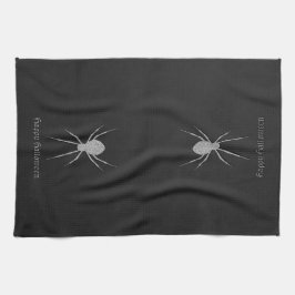 Pano De Prato Silver Spider Halloween