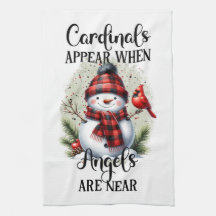 Snowman e Cardeal com citação de Angel