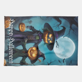 Pano De Prato Spookeen Pumpkin Duo