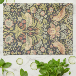 Pano De Prato Strawberry Theves por William Morris, Vintage Art
