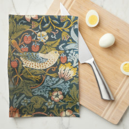 Pano De Prato Strawberry Theves por William Morris, Vintage Art