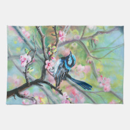 Pano De Prato Superb Fairy Wren -